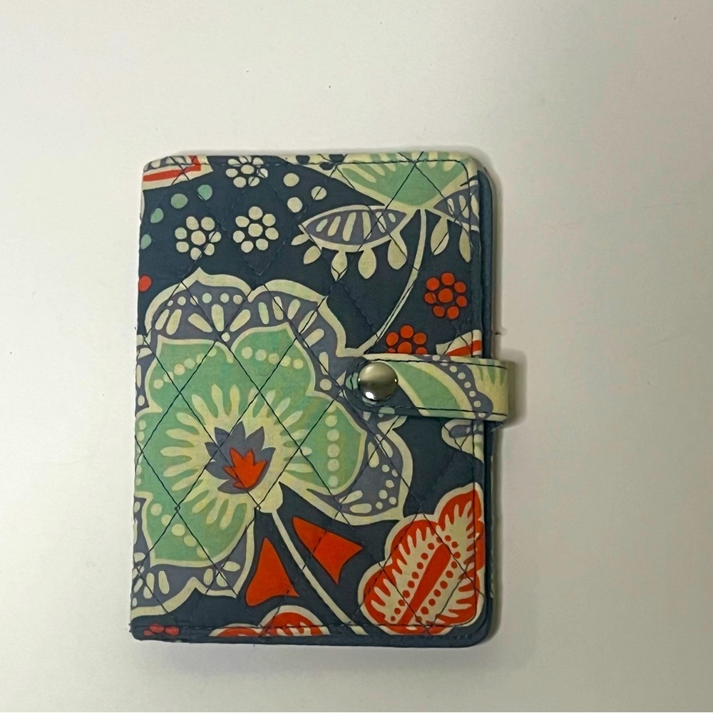 Vera Bradley paisley cloth passport holder